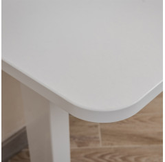 Blat biurka uniwersalny 158x80x1,8 cm Biały ERGO