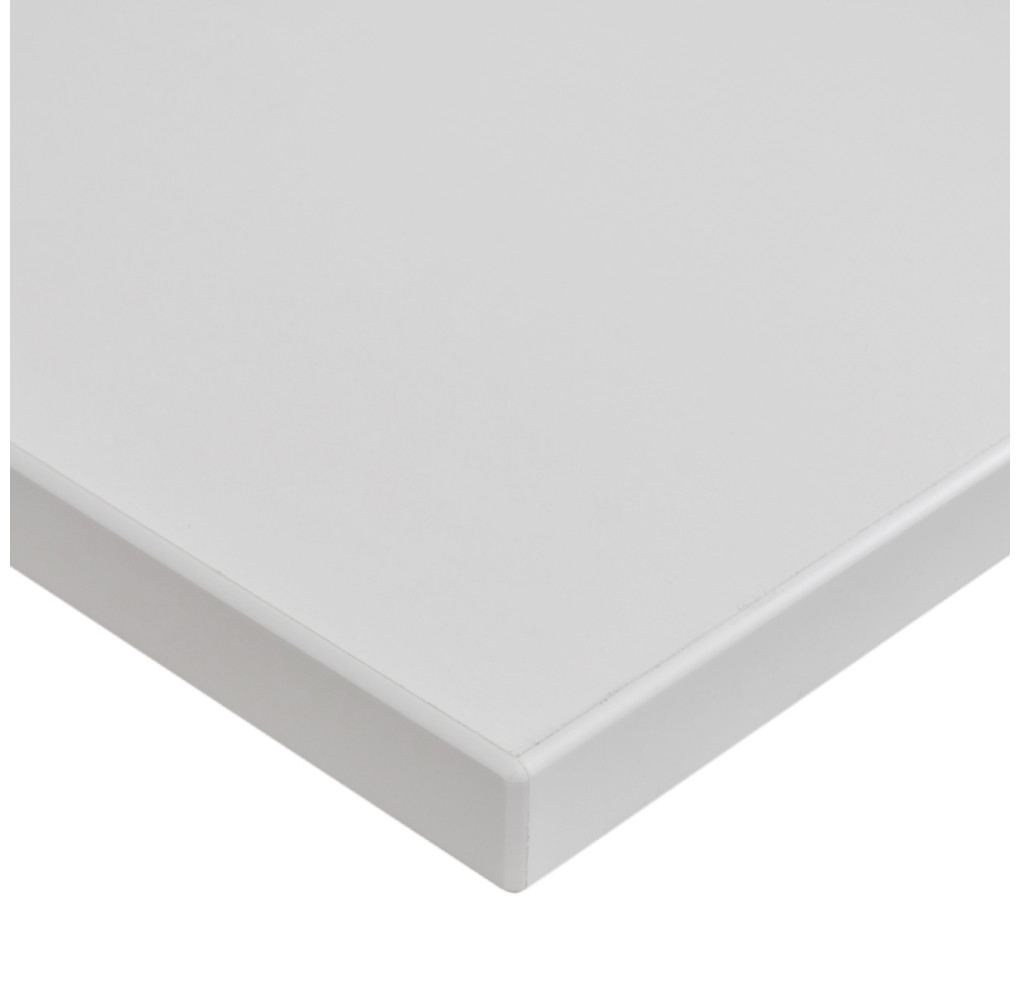 Blat biurka uniwersalny 100x60x1,8 cm Biały