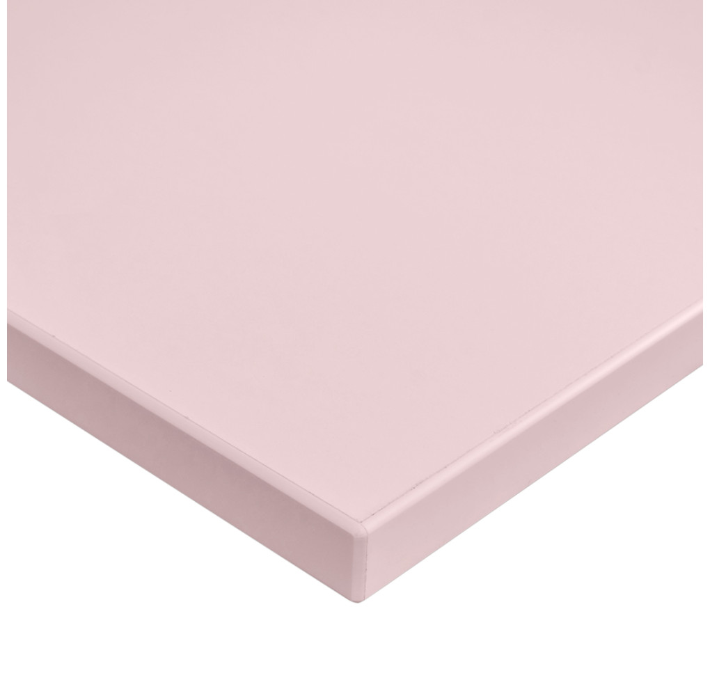 Blat biurka uniwersalny 120x60x1,8 cm Różowy