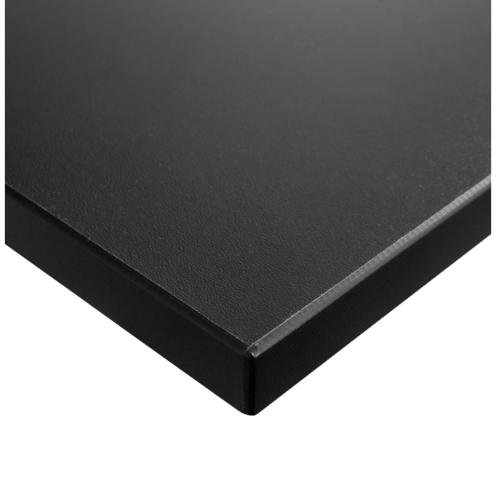 Blat biurka uniwersalny 100x60x1,8 cm Czarny P