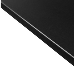 Blat biurka uniwersalny 130x65x1,8 cm Czarny P