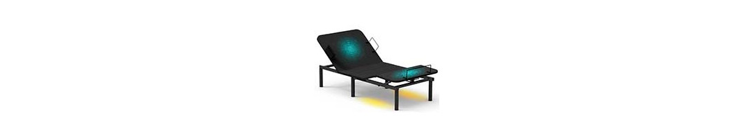 Zaawansowane łózka elektrycznie regulowane z masażem i dodatkami